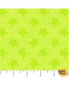Enchanted Seas: Sea Turtle Lime -- Northcott/Patrick Lose Fabrics 10058-71