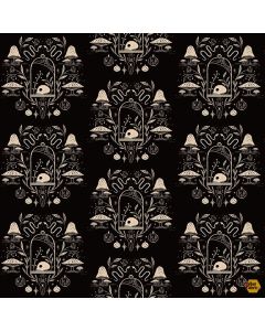 Boo! Spooky Toile -- Dear Stella Fabrics stella-dfg2455 black