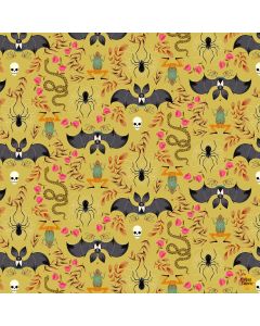 Boo! Batty -- Dear Stella Fabrics stella-dfg2456 hemp