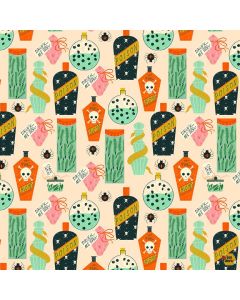 Boo! Potions -- Dear Stella Fabrics stella-dfg2457 vanilla