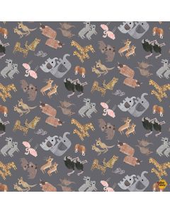 Noah's Ark: Couples Animals -- Dear Stella Fabrics stella-dlt3548 iron