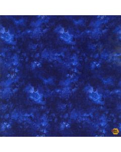 Solid-ish Watercolor Texture: Indigo -- Timeless Treasures kim-c6100 indigo 