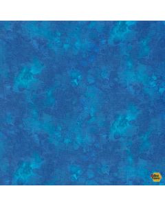 Solid-ish Watercolor Texture: Sapphire -- Timeless Treasures kim-c6100 sapphire 