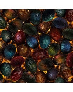 Dragon's Lair: Dragon's Eggs -- Timeless Treasures Fabrics fun-cd2496 multi 