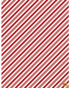 Reindeer Dance: Candy Cane Diagonal Stripes -- Timeless Treasures Fabrics gail-cd1465 red