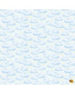 Castle in the Clouds: Clouds & Stars - Timeless Treasures Fabrics kidz-cd3472 sky
