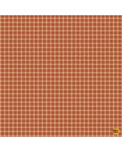 Into The Woods: Forest Plaid Rust -- Timeless Treasures Fabrics plaid-cd2266 rust  - 2 yards 2" remaining