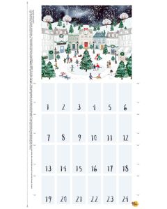 Baby, It's Cold Outside: Advent Calendar Panel (2/3 yard) - Dear Stella Designs Stella-dcj3138 multi