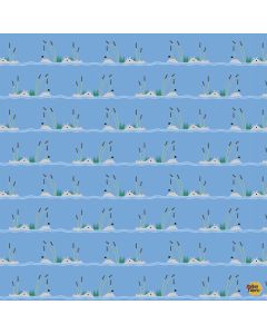 Alphabet Soup: Hippos -- Dear Stella Fabric stella-d2883 dresden