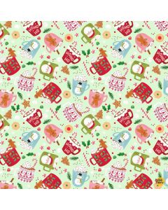 Jingle All The Way: Make Me Melt - Dear Stella Fabrics stella-dei3563 bud - presale July