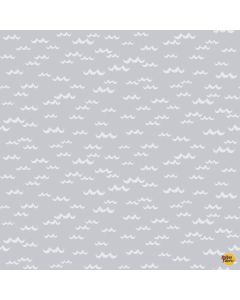 Noah's Ark: Ocean Water -- Dear Stella Fabrics stella-dlt3546 arctic