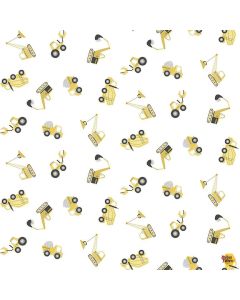 Dig It: Heavy Metal - Dear Stella Designs stella-d2982 white 