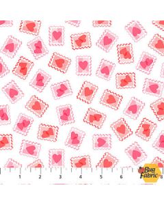 Sweet Love: Heart Stamps - Northcott/Patrick Lose Fabrics 10518-10