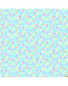 Easter Wishes: Basket Bunnies Multi - Northcott/Patrick Lose Fabrics 10539-60 