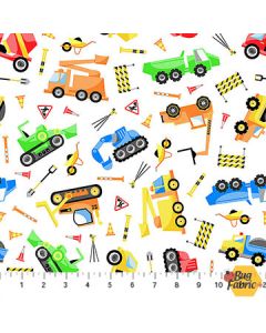 Cooper Construction: Tossed Construction Vehicles - Northcott/Patrick Lose 10615-10