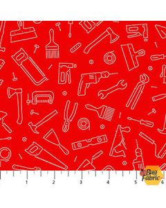 Cooper Construction: Tools Red - Northcott/Patrick Lose 10620-25