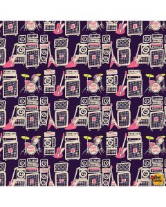 Rebel Girl: Hear Her Roar Music Plum  -- Paintbrush Studio 120-21852