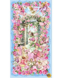 Flower Fairies Spring Song: Fairy Panel (2/3 yard) -- Michael Miller Fabrics DDC12243-mult-d