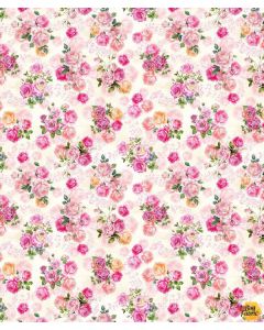Flower Fairies Spring Song: Fairy Roses Cream -- Michael Miller Fabrics DDC12245-crem-d