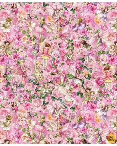 Flower Fairies Spring Song: Allover Mauve -- Michael Miller Fabrics DDC12249-mauv-d