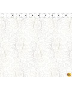 Daydreams: Cream Tonal Paisley - In The Beginning Fabrics 12dd-1