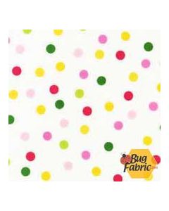 Remix: Dots Garden White - Robert Kaufman 12136-238