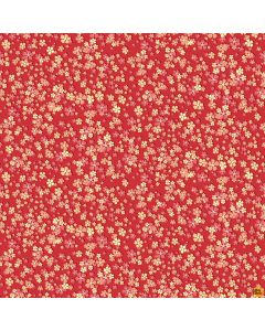 Soho Sushi: Cherry Blossoms Red -- Blank Quilting 1590-88