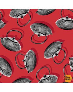 Soho Sushi: Tea Pots Red -- Blank Quilting 1593-88
