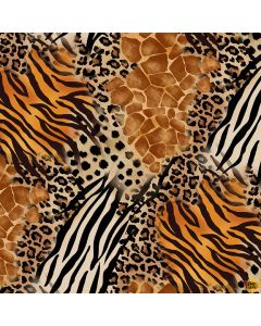 Skin Deep: Skin Collage Medium Brown -- Blank Quilting 1652-35