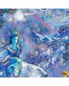 Polar Journey: Polar Flight Yardage -- 3 Wishes Fabrics 17986 multi