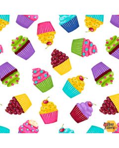 Party Line: Cupcakes -- Blank Quilting 1806-01 - 2 yards 17" + FQ remaining
