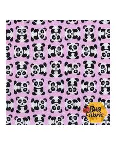 Mini: Animal Pink Pandas - Timeless Treasures mini-c1386 pink