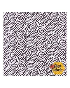 Wild at Heart: Zebra Skin - Timeless Treasures wild-c9211 black