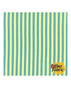 Clown Stripe: Lagoon - Michael Miller cx3584-lago-d