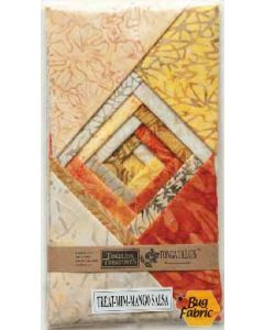 Treat Mini: Mango Salsa 5 inch Batik Charm Pack - Timeless Treasures tonga-mini mango - 1 remaining