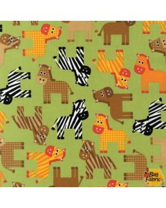 Urban Zoologie: Zebras Bermuda - Robert Kaufman 13953-237 - 30" + FQ remaining