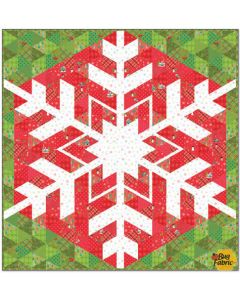 Snowed In: Super Snowflake Quilt Kit -- Snowedinsupersnowflake - 1 remaining