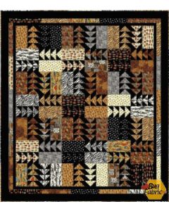 Kenya: Rush Hour Quilt Kit (Queen Size) - Michael Miller Fabrics kenyarushhour - 1 remaining