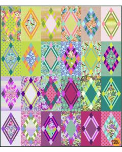 Moon Garden by Tula Pink: Rise and Shine Quilt Kit -- FreeSpirit Fabrics kitqttp.riseshine - 1 remaining