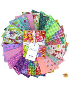 Untamed by Tula Pink: Fat Quarter Bundle 24 pieces (with neon) -- FreeSpirit Fabrics fb4fqtp.untamed 