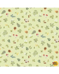 Woodland Babes: Tiny Toss Green Multi - Northcott Fabrics dp27171-72 