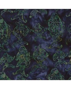 Batik by Mirah: Playful Fish - Mirah pf-3-5086 - 2 yards 7" + FQ remaining
