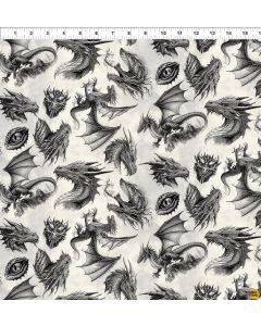Emerald Reign Dragons: Dragon Etching Cream - In The Beginning Fabrics 23drg-2 