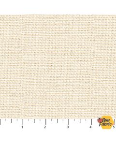 Hooked: Burlap Texture Cream -- Northcott Fabric 24468-11 - 2 yards 21" remaining