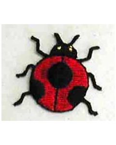 ABC: Ladybug Embroidery (1 1/4 x 1 3/8) - ABC Embroidery 1797a
