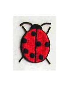 ABC: Ladybug Embroidery (7/8 x 1 1/8) - ABC Embroidery 2424a