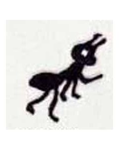 ABC: Black Ant Embroidery  (1 x 1 1/4) - ABC Embroidery a5368