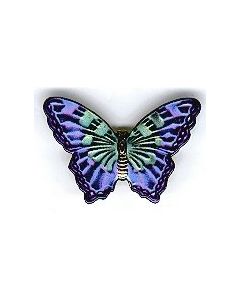 Button: Butterfly Button (1 3/8 x 1) - Susan Clarke Originals be-568