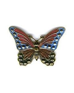 Button: Butterfly Button (1 5/8 x 1 1/8) - Susan Clarke Originals be-569