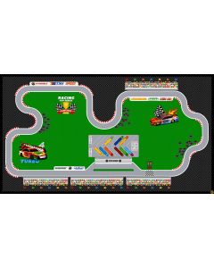Turbo Speed: Race Track Panel (2/3 yard) - Northcott 25105-99